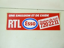 AUTOCOLLANT / STICKER  ESSO /