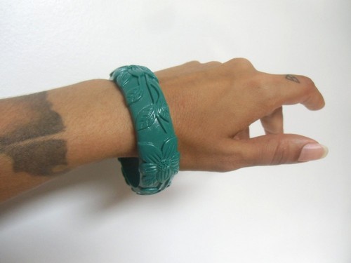 Bracelet bangle épais résine