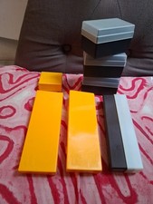 Lot accessoires diapositives anciennes boîtes vides Rangement 