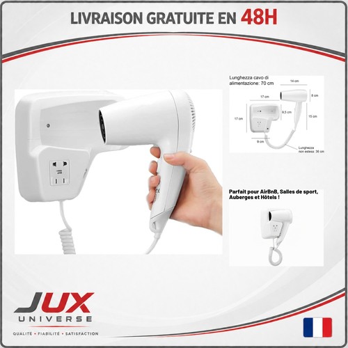 Sèche cheveux mural - sèche-cheveux, squado
