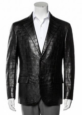 Blazer de luxe en cuir