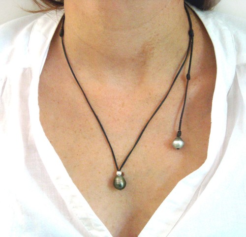 Collier femme perles - , de
