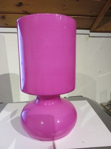 Lampe verre table - verre, de