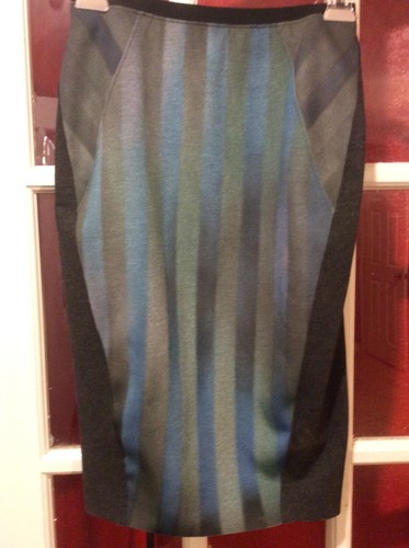 Elie tahari gray - gray, striped