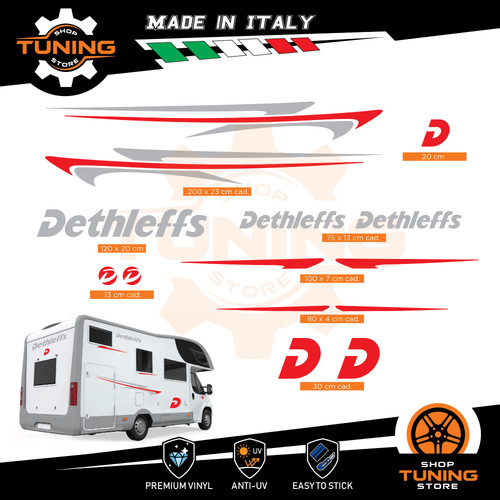 Autocollants camper kit - autocollants,