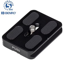 BENRO PU50 Plateau Rapide Arca-Swiss Universel pour Boitier Longueur 50 mm pour