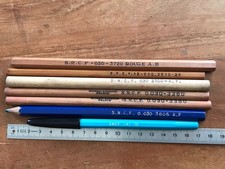 vintage 6 CRAYON train SNCF