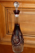 Carafe en cristal taillé