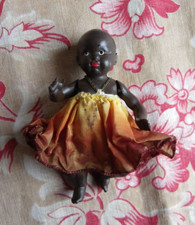 PETITE POUPÉE MIGNONETTE PETITCOLLIN T9 BAIGNEUR EN CELLULOÏD NOIR