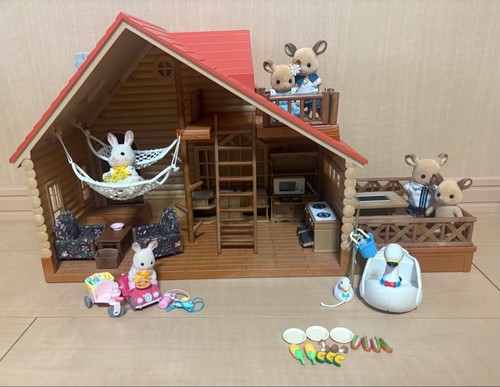Sylvanian families log cabin - sylvanian,