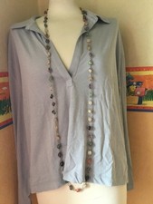 Long collier ancien pierres serties 140 cm  agate  quartz en très bon état.