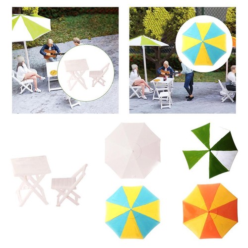 Plage parapluie chaise - 1/64,