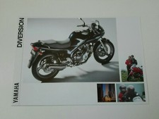 Yamaha 600 Diversion de 1992 Prospectus Catalogue Brochure Moto 