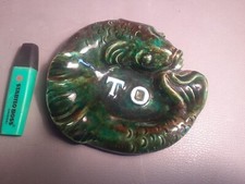 vide poche céramique TO Faïence Forme Poisson Art Nouveau 