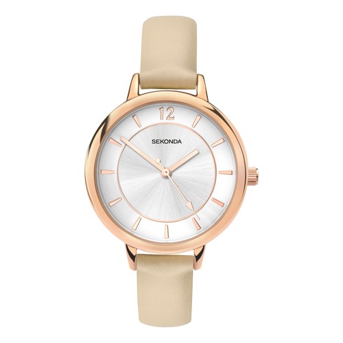 Sekonda dames crème cuir - , pu