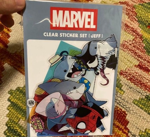 Marvel jeff clear sticker - jeff, seal