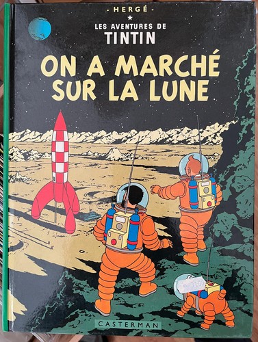 Tintin marché sur - tintin,
