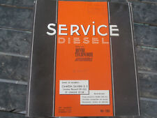 REVUE TECHNIQUE SERVICE DIESEL CAMIONS CAMION SAVIEM S 5..moteur renault 591-02