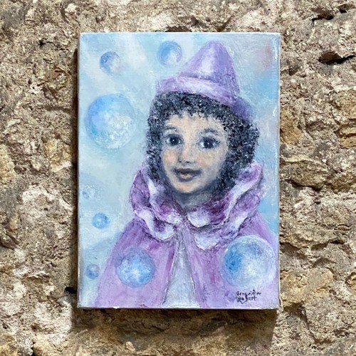Tableau peinture vintage hst - peinture,