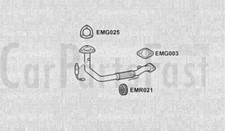 Tuyau D'Échappement Avant
