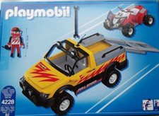 PLAYMOBIL 4228 Pick Up Quad Tout Terrain Pièces Détachées Accessoires