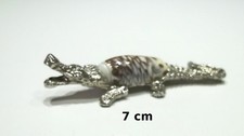 crocodile en étain et