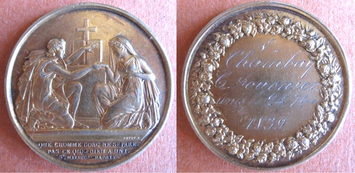 Médaille mariage argent - mariage, en