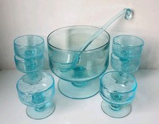 service punch orangeade manganese bleu turquoise vintage uranifere no ouraline