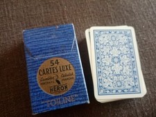 héron toiline-Ancien Jeu 54 Cartes luxe À Jouer-cellular lavables portraits 