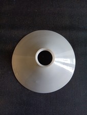 Abat jour suspension monte et baisse opaline Vintage Diam. 22cm