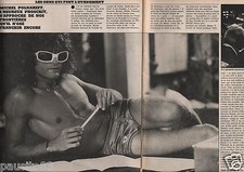 Coupure de presse Clipping 1975 Michel Polnareff  (2 pages)