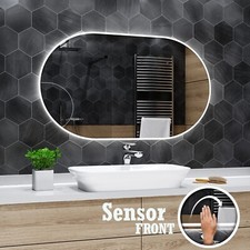 Moderne Miroir Murale - INTERRUPTEUR CAPTEUR A MAIN - Hamburg + SENSOR FRONT