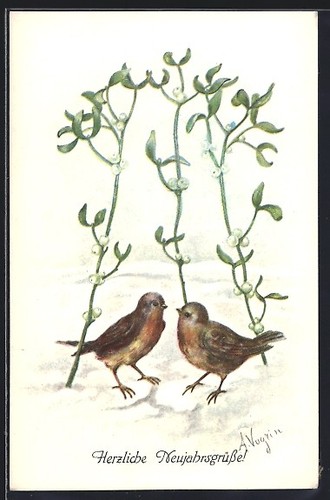 Carte postale artiste - carte,