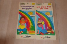 lot 2 livres d'Activités Arc-en-ciel - Les consonnes composées / Je suis fier 