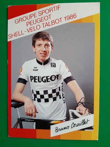 Cyclisme carte cycliste - cycliste, bruno