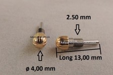 1 X screw-on pusher Yellow gold plated Breitling CHRONOMAT 4,00 mm   