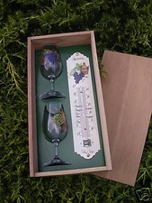 COFFRET BOIS THERMOMETRE EMAIL