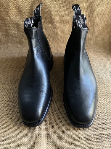 Bottes chelsea cuir noir rm - chelsea, en