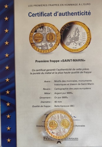 Médaille 1ère frappe saint - médaille,
