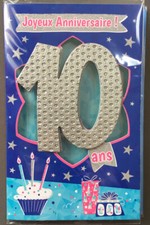 Carte Anniversaire : Joyeux Anniversaire 10 ans