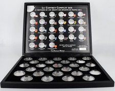 Le coffret 2011 des 27 pièces de 10€ Argent (500‰) des 27 régions de France