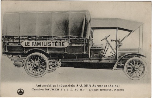 Cpa suresnes camion - cpa,