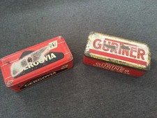 Lot 2 ANCIENNE BOITE en TOLE BOUGIE voiture GERGOVIA BOUGIE GURTNER