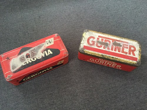 Lot ancienne boite tole - ancienne,