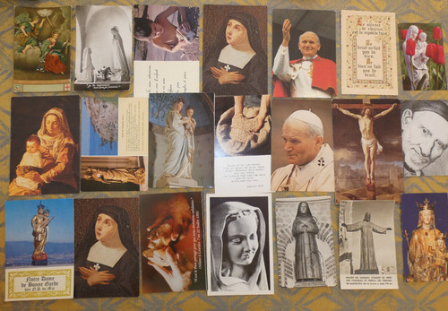 Lot images pieuses et - 20,