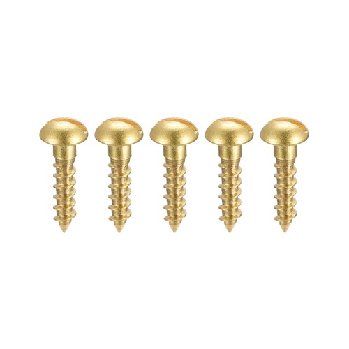 Vis bois m3x12mm - laiton,