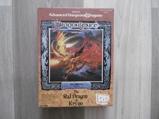 Ral Partha - Red Dragon of Krynn with Rider 10 500 - Complete unpainted 10-500
