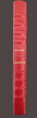 Reliure voltaire candide - reliure**.,