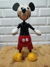 Rare tirelire bois Disney Mickey mouse année 1950