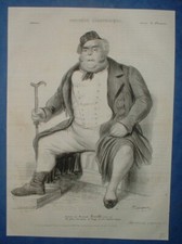 NEW 072 HUMOUR 1841 L'ACTEUR Ferville Pinx Benjamin Roubaud